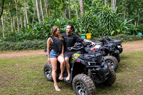 Chiangmai S : Guided ATV Adventure with Waterfalls & Temples