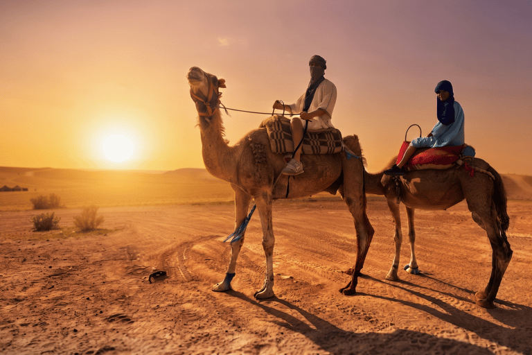 Marrakech to Agafay: Sunset, Quad, Camel & Dinner, Fire show Marrakech: Agafay Desert, Sunset Quad, Camel & Dinner.
