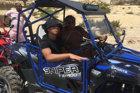 Malta: Gozo-buggytour van een hele dag met lunch en boottochtBuggy voor 1 persoon (1 solo-chauffeur)