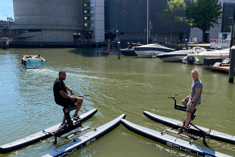 Location de vélos aquatiques Schiller dans le quartier maritime de Rotterdam
