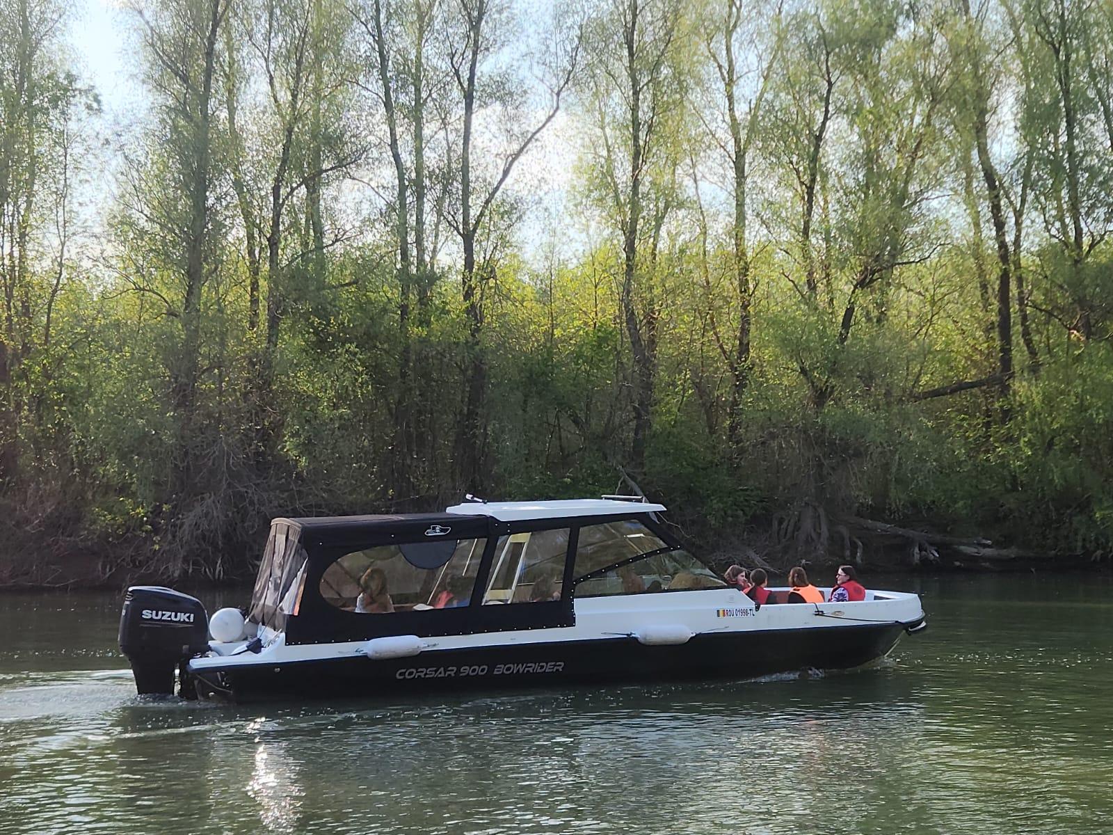 Ab Tulcea: Bootsfahrt im Donaudelta zum Dorf Mile 23
