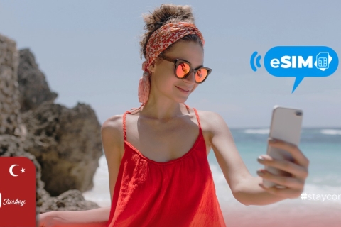 Antalya / Turquía: Internet en itinerancia con datos móviles eSIM25 GB : Plan de datos eSIM 10 días Antalya / Turquía