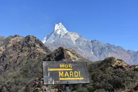 From Pokhara: 4 days Mardi Himal trek
