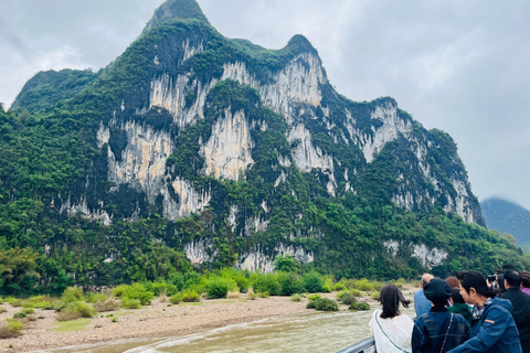 Guilin: 4 Star Luxury Li River Cruise with Buffet Lunch Lower Deck Seat