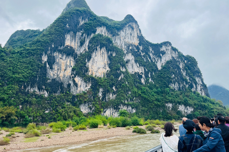 Guilin: 4 Star Luxury Li River Cruise with Buffet Lunch Lower Deck Seat