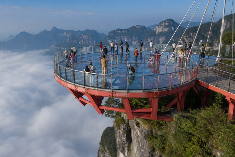 Zhangjiajie: Qixing Mountain Tickets & Adventure Options Cliff Hammock Via Ferrata Route