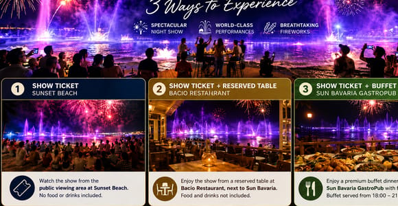 Phu Quoc: Symphony of the Sea Show & Dinner Ticket with Options