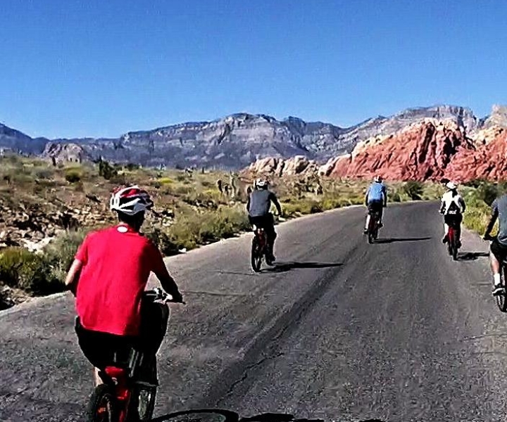 Excursión de 3 horas en bicicleta eléctrica por el Cañón de las Rocas Rojas de Las Vegas