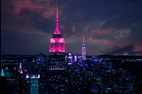 NYC: Magische stadslichten en stadsrondleiding door BroadwayNYC: Magische stadsverlichting en Broadway-stadsrondleiding per riksja