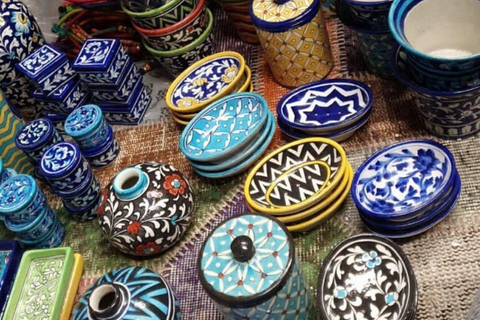 Jaipur Shopping Tour with Blue Pottery &Block Print Workshop Private Tour: Car + Guide