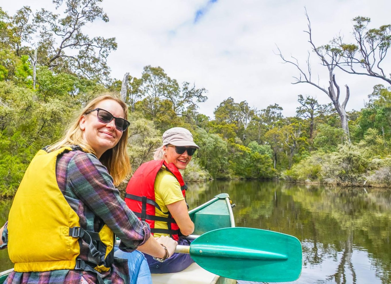 Margaret River: Guidet kano- og 4x4-tur med frokost og vin