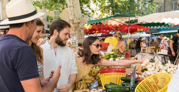 Von Aix-en-Provence aus: Luberon Markt & Dörfer Tagestour