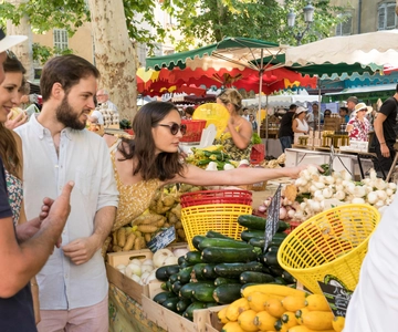 Da Aix-en-Provence: Tour di un giorno del mercato e dei villaggi del Luberon