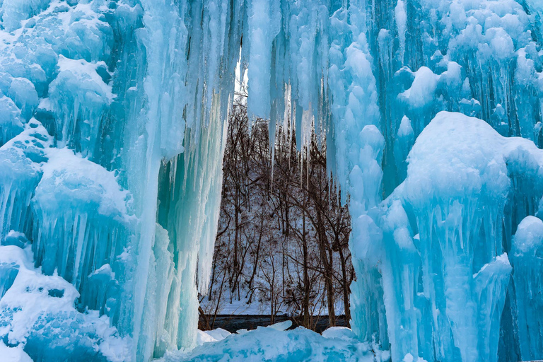 Sapporo: Lake Shikotsu Ice Festival, Snow Fun & Buddha Tour Shared Tour, Meet at Sapporo Station