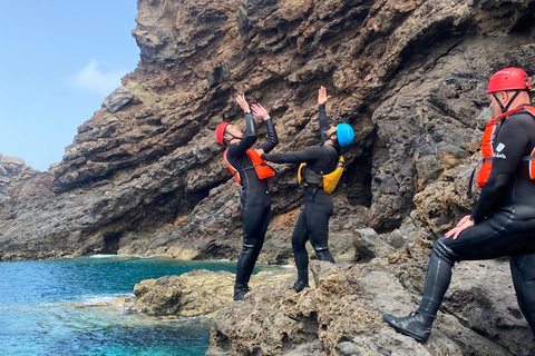 Madeira: Coasteering-äventyr med snorkling, med upphämtning