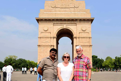 New and Old Delhi: 8-uur durende groepstour met gids