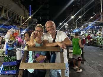 Manila: Tour notturno di Chinatown in Tuk-Tuk