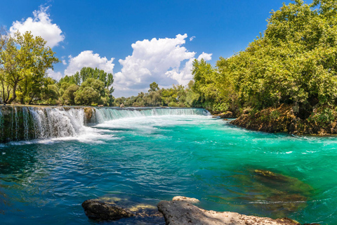 From Alanya: Manavgat River Cruise, Waterfall, & Bazaar