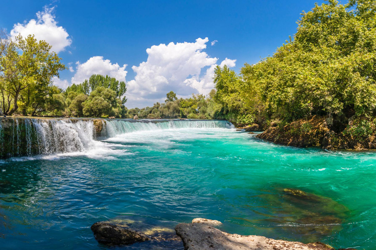 From Alanya: Manavgat River Cruise, Waterfall, & Bazaar