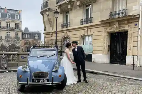 Klassisk Citroën 2cv tur Paris 1h