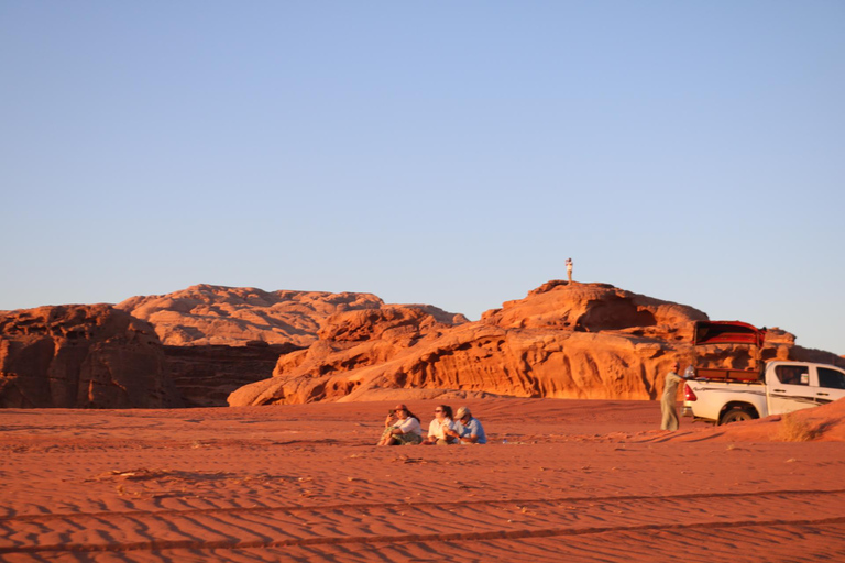 Wadi Rum: Famous place UNESCO Jeep Tour Camel Ride Option Full-Day Tour Hiking Jordan's Highest Mountain