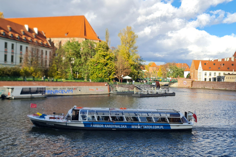 Wrocław: Boat Cruise with licensed guide only for your group Wrocław guided walking tour and closed boat cruise