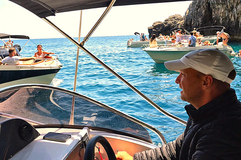 Speed Boat Tour to Blue Cave, Lady of Rocks and Mamula