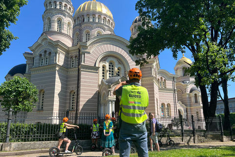 Riga Highlight Big wheel e-scooter Group tour