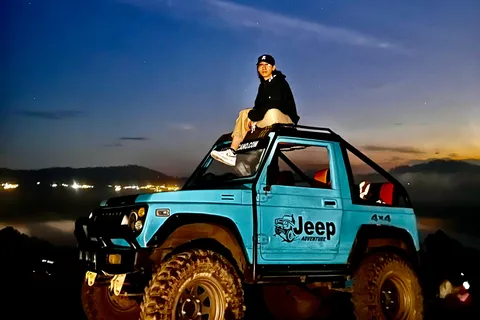 Bali: Amanecer en jeep en el monte Batur y aguas termales naturales