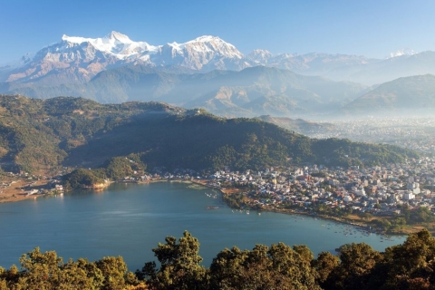 Pokhara: wschód słońca w Sarangkot i wędrówka nad jeziorem FewaWschód słońca w Sarangkot i wędrówka w dół nad jeziorem Fewa