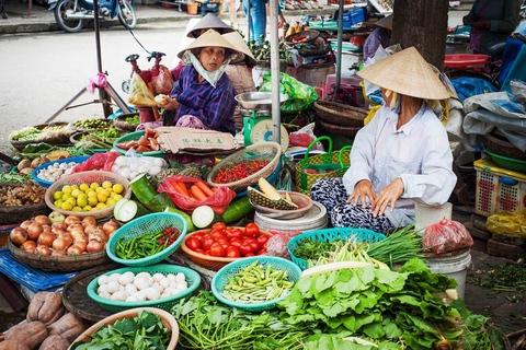 Hoi An: Marktbesuch, Korbboot und Kochkurs mit EinheimischenHoi An: Korbboot, Markttour & Öko-Kochen im Haus der Einheimischen