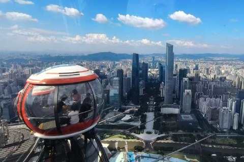 Guangzhou: Canton Tower 460-Meter Sky Wheel - Peak of World 450 Meter Outdoor Observation Deck, No Sky Wheel