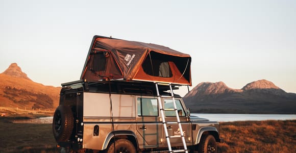 From Edinburgh: Highlands Land Rover Camping Adventure