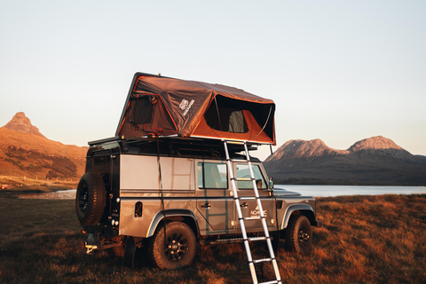 Desde Edimburgo: Aventura en Land Rover por las Highlands con acampadaDesde Edimburgo: Aventura en camping con Land Rover por las Highlands
