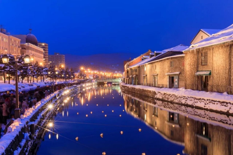 Sapporo: Otaru Snow Light Path Festival Private Day Trip No return to Sapporo