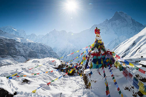 Pokhara: Caminhada de 7 dias e 6 noites no acampamento base do Annapurna HimalayasExcursão particular de trekking com refeições incluídas.