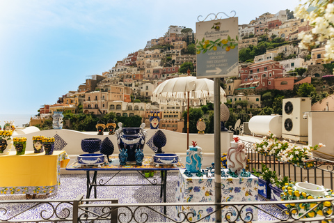 From Rome: Pompeii, Amalfi Coast and Positano Day Trip Semi-Private Tour Upgrade with Limoncello Tasting