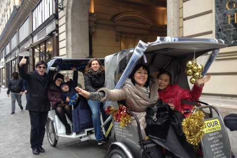 París por la Bicicleta taxi: 1 o 2 horas principales monumentos tour2 horas tour