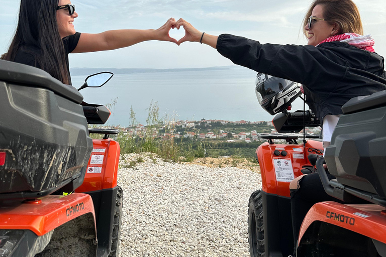 SPLIT(Podstrana):Tour guidato in ATV Gornja Podstrana e cavalliTOUR DEL DOPPIO CICLISTA