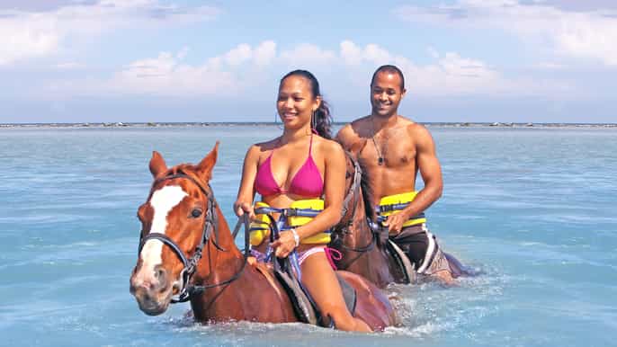 montego bay e negril passeio e mergulho em cavalo