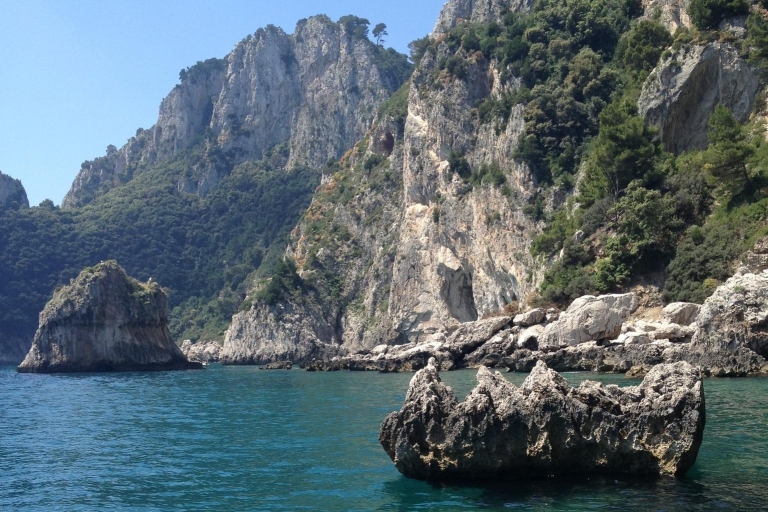 Excursion privée d'une journée en bateau à Capri au départ de SorrenteExcursion d'une journée en hors-bord de luxe à Capri au départ de Sorrente