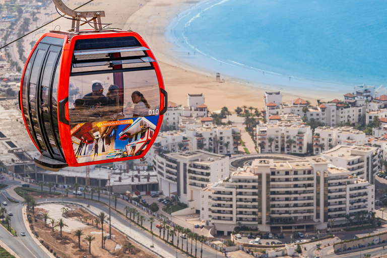 Agadir: przejażdżka kolejką linową i zwiedzanie miasta z przewodnikiem z odbioremAgadir: przejażdżka kolejką linową i zwiedzanie miasta z przewodnikiem wraz z odbiorem