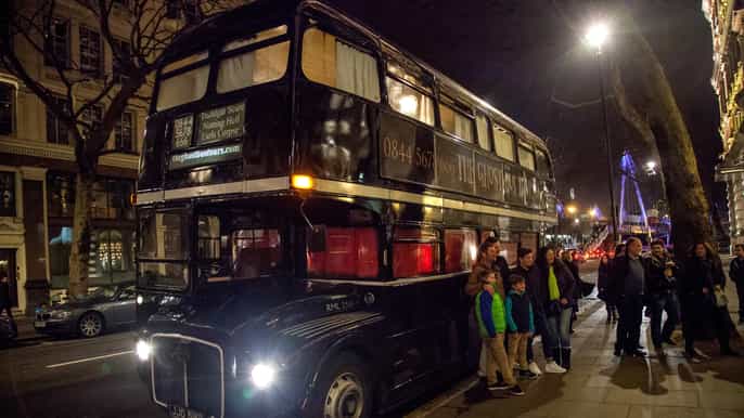 comedy horror show london ghost bus tour