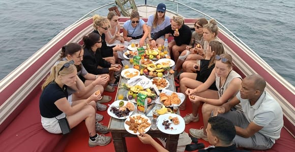 Boat excursion with fishing, fresh fish BBQ, and swimming