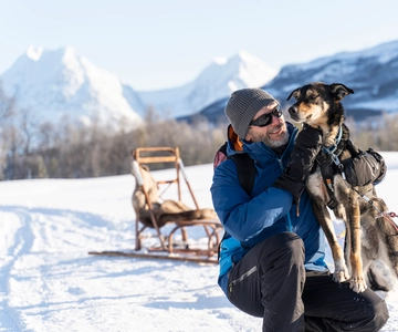 From Tromsø: Husky Experience with Self-Drive Dog Sled Ride