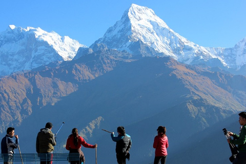 De Pokhara: Caminhada de 6 dias em Poon Hill via Hot-SpringDe Pokhara: Poon Hill de 6 dias via Hot-Spring Trek