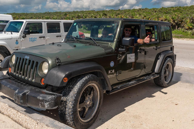 Cozumel Private Jeep Tour with Lunch and Snorkeling