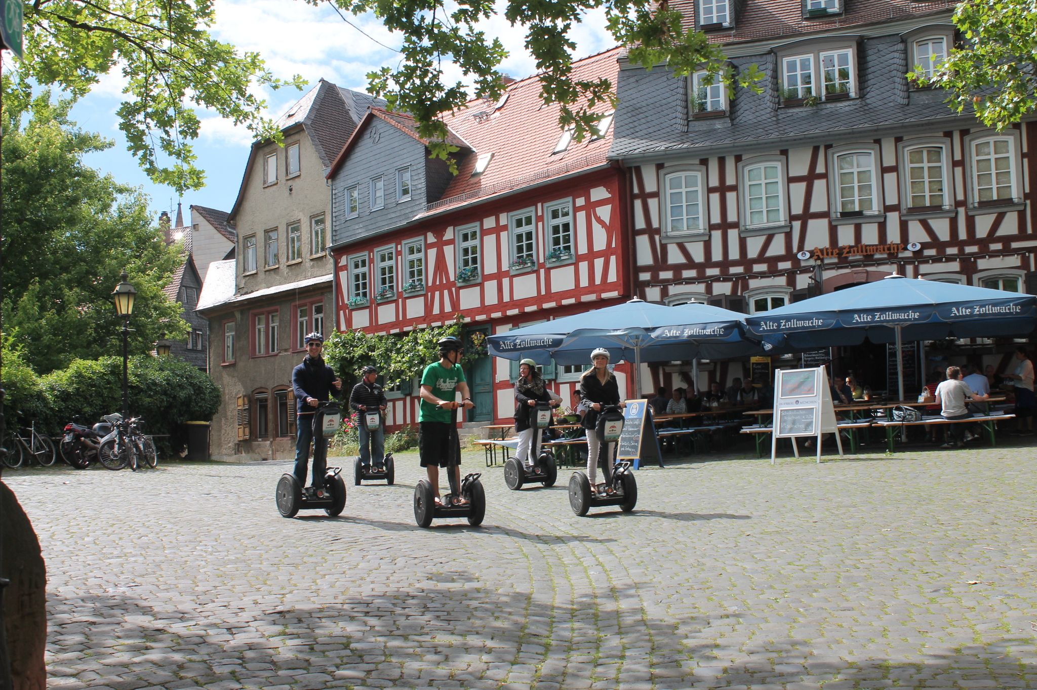 Frankfurt: Grünflächen Segway-Tour mit Guide
