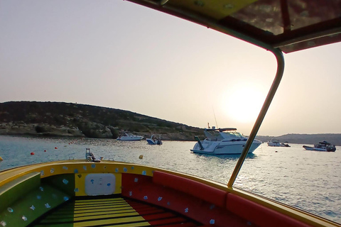 Comino:Blaue Lagune, Kristalllagune, Höhlen, Privatboot Malta