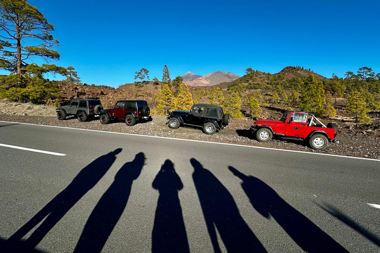 Tenerife: Jeep Wrangler Tour to Mount Teide, Day and Sunset